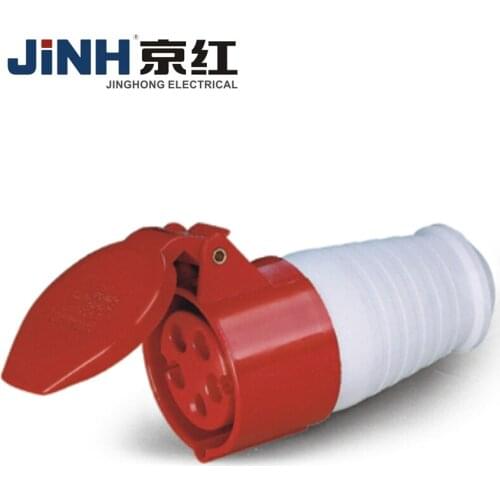 32A 3P+E+N 5 Pin IP44 Connecting Industrial Plug Socket Waterproof Male Female Connector Power