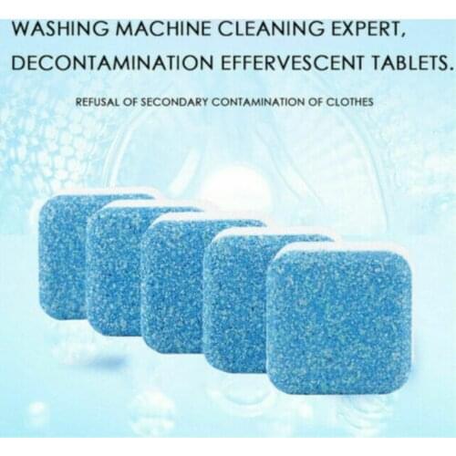 5/10 PCS washing machine cleaning agent antibacterial effervescent tablets washing machine cleaning agent deep descaling agent