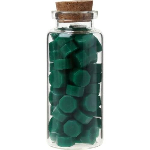 65pcs Sealing Wax Octagon Beads For Retro Seal Stamp Multicolor Wedding Envelope Invitation Card DIY Decor E56C