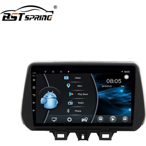 Bosstar Android quad core Car video stereo for Hyundai tucson 2018 2019 Car Dvd player With Gps Navigation 1gb ram 16gb rom