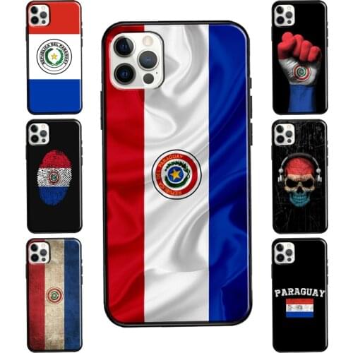 Paraguay Flag For iPhone 12 Pro Max mini Case For iPhone 11 Pro Max XS 7 8 Plus X XR SE 2020 Cover