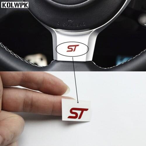 5pcs New Car-Styling Emblem Badge Car Sticker Case For Ford ST Focus 2 3 Mondeo Ecosport Accessories Car Styling