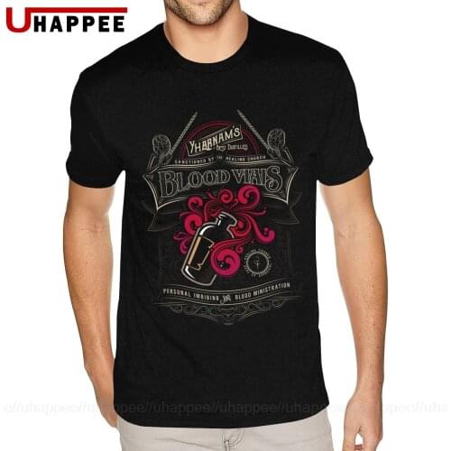 Yharnams Blood Vials T Shirt Bloodborne Dark Souls shirt Guy Grunge Hip Hop T-Shirt Homme Short Sleeves Brands Designer Apparel