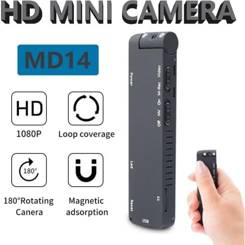 MD14 Mini Camcorder Magnetic 1080P HD Vision Motion Detection Micro Camera DV Small Micro Cam