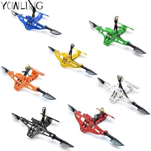 Motorcycle CNC Aluminum License Plate Bracket Licence Plate Holder Frame Number Plate For DUCATI Monster 695 Monster 696 796 996