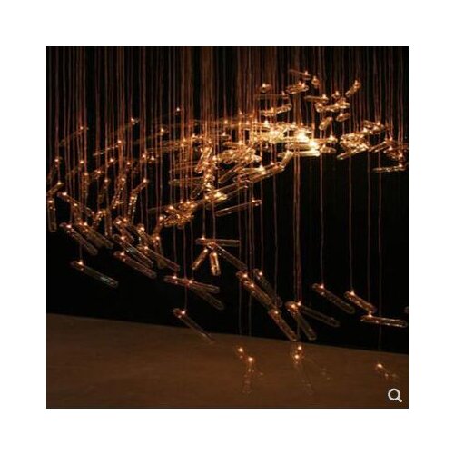 Sales department sand table hotel lobby clothing store villa duplex building stair creative bar glass hanging lighting