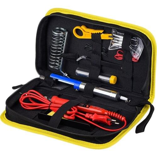 JCD Adjustable Temperature LCD Soldering iron kit 110V 220V 80W Solder welding tools soldering tips wire Desoldering Pump Heater