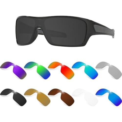 Glintbay Performance Polarized Replacement Lenses for Oakley Turbine Rotor Sunglass - Multiple Colors