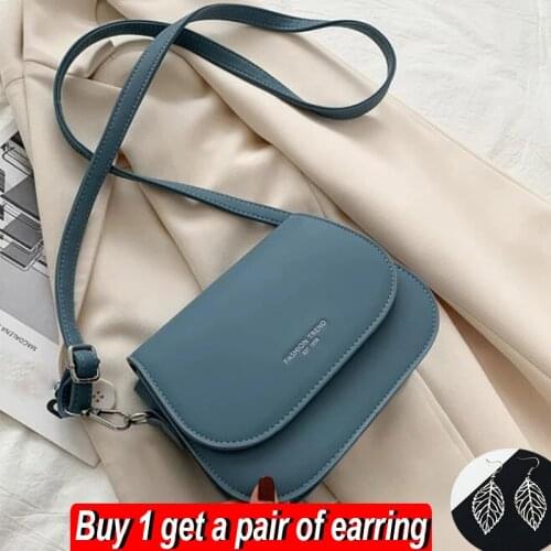 Casual Saddle Crossbody Bag For Women PU Leather Shoulder Bag Flap Messenger Bag Designer Lady Handbag Trendy Shopping Pouch sac