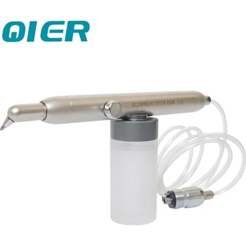 Dental aluminum oxide air arbrasion Orthodontic Hygiene air Prophy handpiece Polisher sandblaster jet with water cooling system