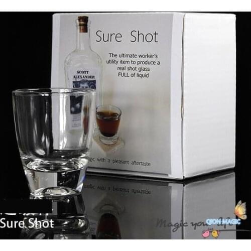 Sure Shot By Scott A (With Silk),Stage,Close Up Magic Tricks,Props,Gimmicks,Party Trick,Magia Toys,Gadget,Joke,illusions,Fun