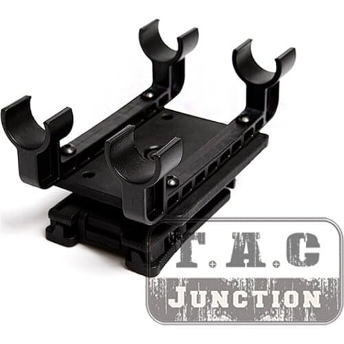 Tactical 4Q Independent Shot Shell Belt Carrier For 12ga Shell 360 Deg. Rotation Adjustable Shell Belt Carrier For 2" Width Belt