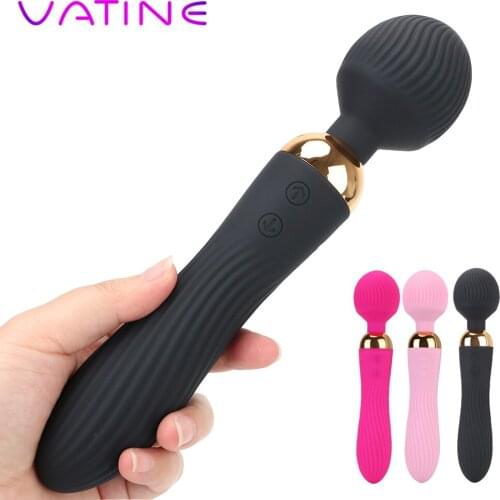 VATINE G Spot Massager 18 Speeds Powerful Dildo Vibrator Clitoris Stimulate Sex Toys For Women Couples AV Magic Wand