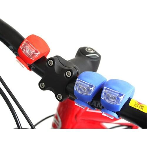 Bicycle Light Silicone LED Head Front Rear Bike Light Waterproof Bike Tail Lamp Cycling Light With Battery Bicycle Accessories