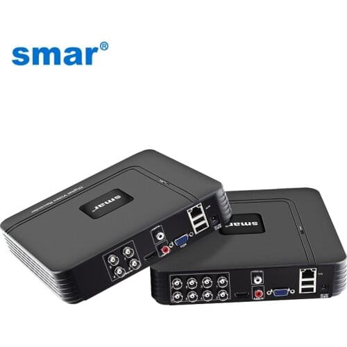 Smar CCTV DVR Hybrid 4CH 8CH AHDNH 1080N 5 IN 1 AHD CVI TVI CVBS 1080P Security Window NVR For AHD Camera IP Camera AnalogCamera