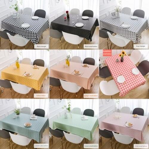 Waterproof Table Cloth Oilproof Rectangular Tablecloth European Coffee Cuisine Table Cover for Kitchen Dinning Table Decoration