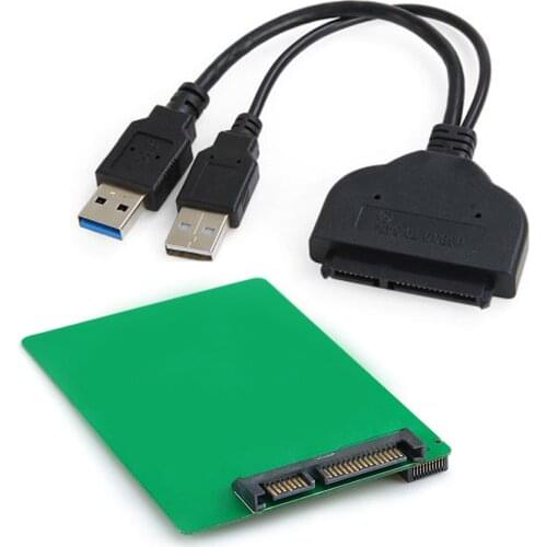 Xiwai USB 3.0 to SATA 22pin 2.5" Hard Disk to WD5000MPCK SFF-8784 SATA Express SSD Adapter