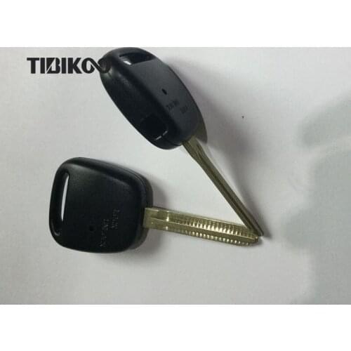Replacement Car Key Blanks Case For Toyota Remote Key Shell Side 1 Button TOY43 Blade