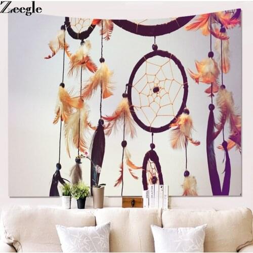 Zeegle Wall Hanging Tapestry Hippie Witchcraft Picnic Blanket Beach Towel Creative Tableclothes Bedspread Mat Printed Tapestry