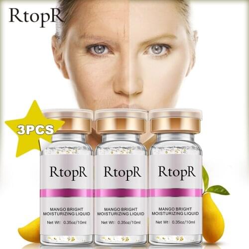 3PCS Mango Anti-aging Bright Moisturizing Face Care Fade Fine Lines Whitening Firm Deep Improve Rough Brighten Skin Face Serum