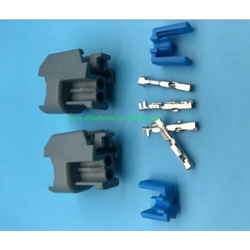 5 pcs 2 Pin Way EV6 Female USCAR Auto Fuel Line Quick Injector Connector Plug Socket 15419715 15423278 15423276