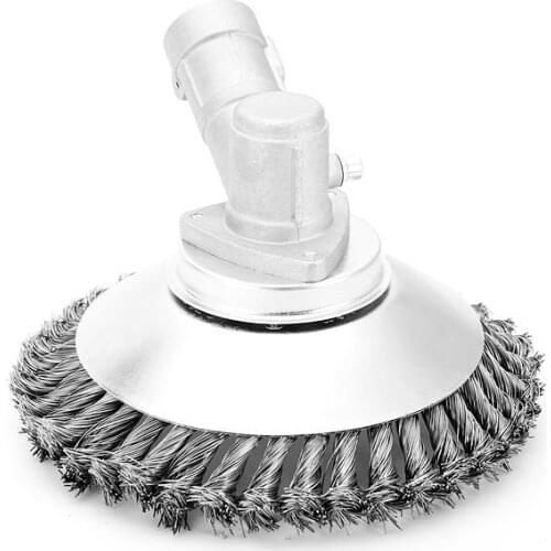 6Inch/8Inch Steel Wire Trimmer Head Grass Brush Cutter Dust Removal Weeding Plate for Lawn mower 150mm/200mm Bowl Wheel Trimmer