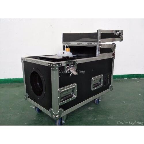 DMX 3000W Big Fog Machine Only Create Dry Ice Effect Stage Ground Low Water
