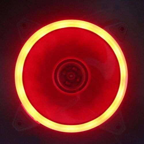 Gdstime 2 Pcs High Quality 12025 DC 12V 3Pin 4Pin 120mm x 25mm LED Fan 120x25mm Computer Case Fan PC CPU Cooler Radiator