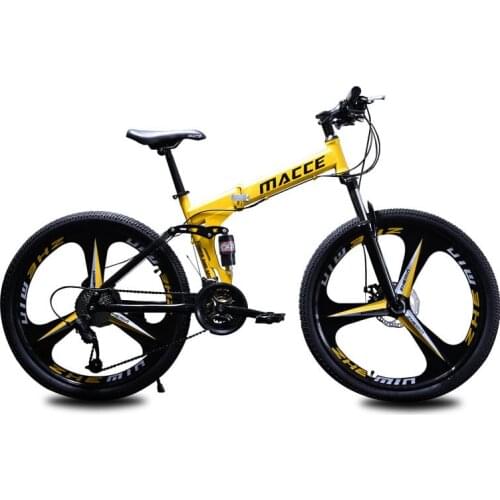 Mountain Bike Bicycle 26 Inch 27 Speed 3 Knife Double Damping Mountain Folding Bicycle Speed 2019 New