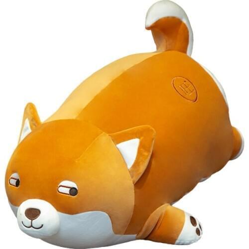 45-90cm Giant Size Cute Shiba Inu Dog Plush Toys Stuffed Animal Puppy Dog Pillow Soft Lovely Doll Kawaii Christmas Gift for Kids