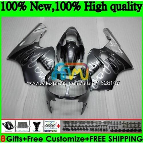 Injection For KAWASAKI ZX1200 ZX 12R 1200CC Silver grey ZX-12R 23BS.32 ZX12R 02 03 04 05 06 2002 2003 2004 2005 2006 Fairings