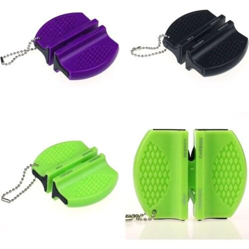 Mini Carbide Knife Sharpener Kitchen Blade Pocket Knives Sharpening Tool