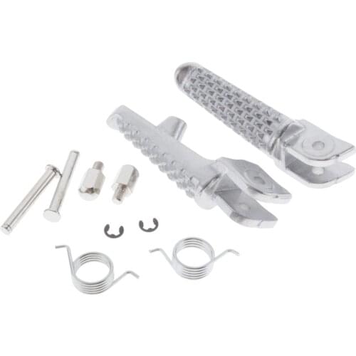 Left+Right Motorcycle Foot Pegs Footrests For Honda CBR600RR 2007-2014