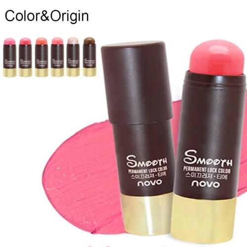 Multifunctional MakeupStick Face Mineral Pigment Blusher Powder Professional Palette Blush Contour Highlight Rouge Cream