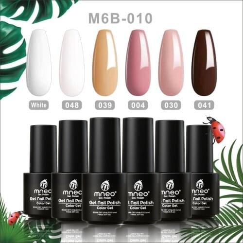 Nail UV Art Polish Gel Set Pink White Brown Colors Gel Manicure Accessories Semi Permanent Varnish Supplies for Professionals