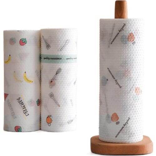 Disposable dishcloth dry wet dual purpose non-woven towel kitchen wash free household cleaning washable cleaning products