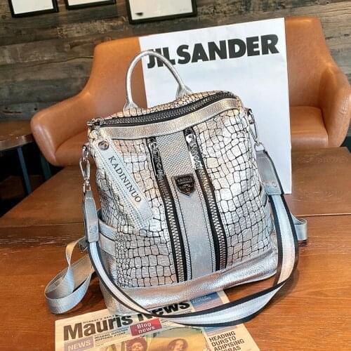 Luxury Brand Women Backpack Female Fashion Anti Theft Leather Shoulder Bag Girl High Capacity Travel School Bag Feminina Mochila