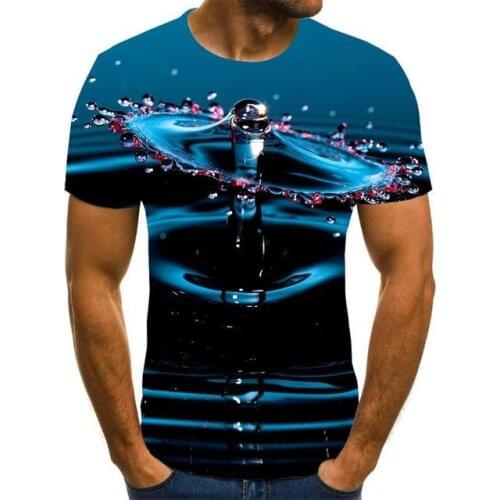 Blue Flaming tshirt Men Women t shirt 3d t-shirt Black Tee Casual Top Anime Camiseta Streatwear Short Sleeve Tshirt Asian size