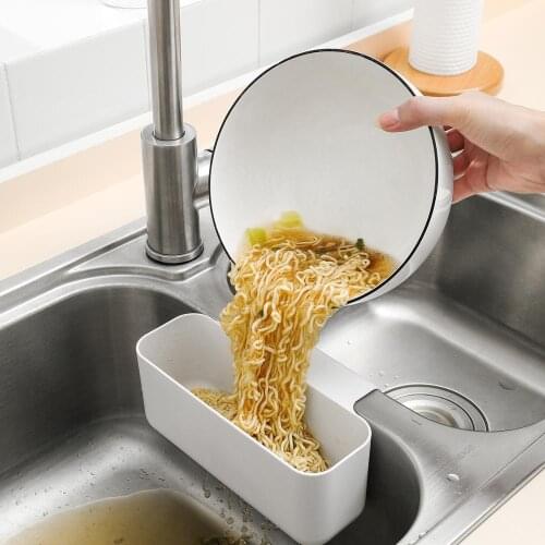 Drain basket Water Groove Drainers Sponge Holder Kitchen sink household hanging Filter rack Kitchen supplies