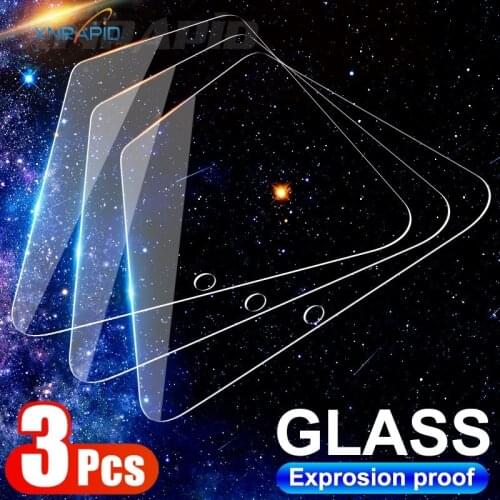 3Pcs Tempered Glass For OPPO Realme 8 5G Screen Protector C20 XT K5 X7 Pro GT NEO V11 V13 V15 X50 RENO5 RENO6 Protective Glass