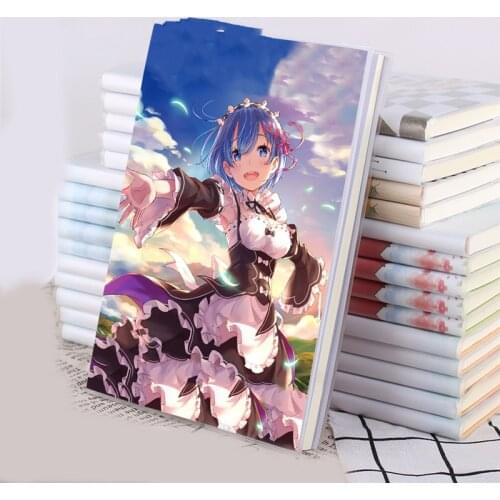 1pcs Anime Re:Life in A Different World from Zero Notebook Student Notepad Daily Diary Stationery Collection Boy Girl Gift