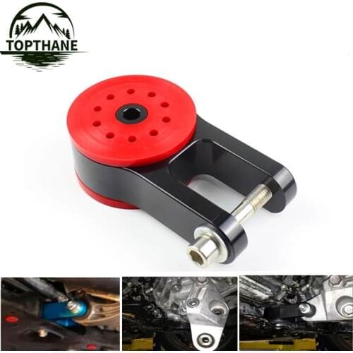 85A Polyurethane T6061 Aluminum Rear Motor Mount Compatible with 13-18 Ford Focus ST 16-18 Focus RS 07-13 Mazda speed 3 Black