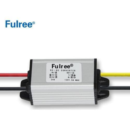 24V to 12V 1.5A 3A 5A DC DC Step Down Power Converter 24VDC to 12VDC 1500ma 3000ma Buck Car Charger Adapter 24 Volt to 12 Volt
