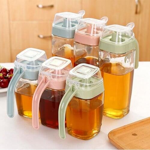 TM 350ml 550ml Cooking Seasoning Bottle Dispenser Sauce Bottle Glass Storage Bottles for Oil and Vinegar Creative Kitchen Tools