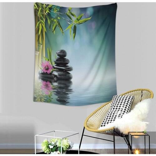 Forest Waterfall Tapestry Beautiful Natural Forest Home Decor Mural Tapestry Large Wall Hanging Art Decor Tapestry