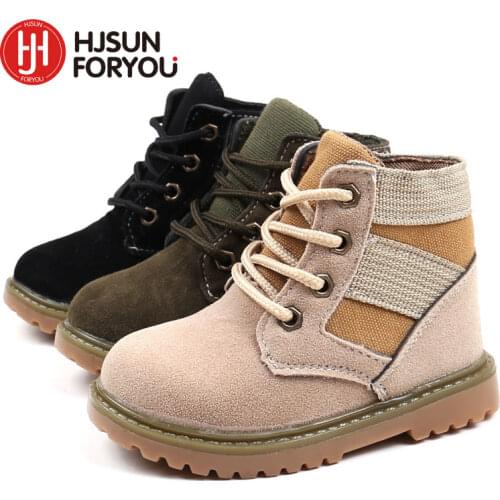 HJSUNFORYOU Children's Leather Shoes