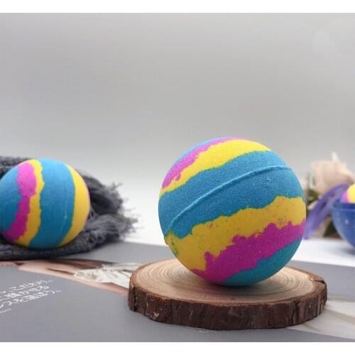 Colorful Bubble Bath Bomb Natural Fizzy for Women Releases Color, Scent, Bubbles MOLF