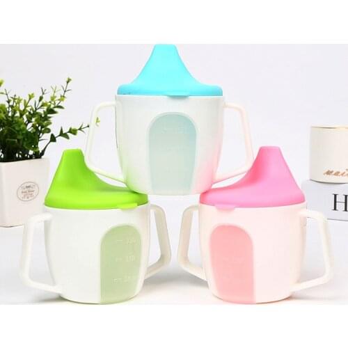 Duck Mouth Cup Baby Feeding Cup Duckbill Mouth Shape Easy Cleaning PP Infant Sippy Water Bottle Kids Training Cup