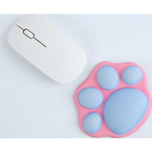 Cute cat claw small wrist pad mouse pad mouse hand pad cartoon creative cute silicone office hand pillow soft