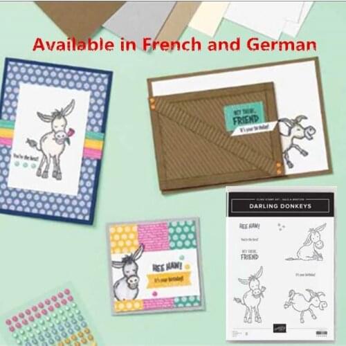 Donkey Metal Cutting Dies And Stamps For Scrapbooking Dies Stencils for DIY Album Paper Card Decorative Flower Dies